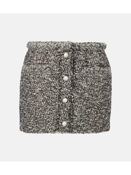 Fustă Isabel Marant din tweed negru