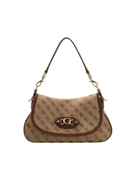 Guess torebka crossbody SAMANTHA brązowa