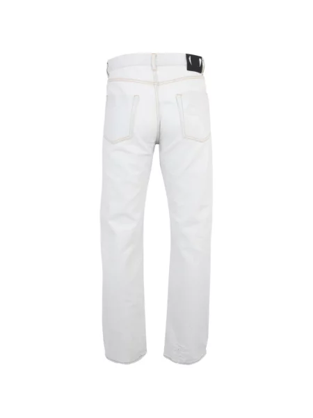 Džíny Roberto Cavalli s oděrkami modré