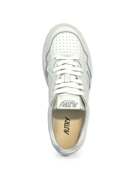 Sneakerși Autry cu imagine alb