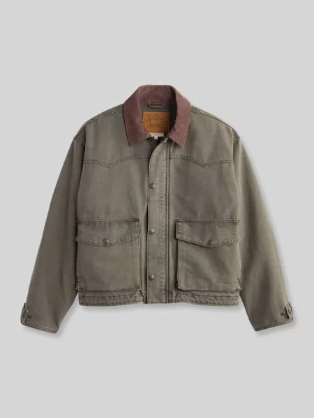 Levi's kurtka przejściowa HILLTOP oliwkowa