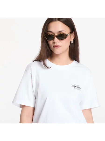 Тениска Urban Classics Espresso M Club Tee White XL бяло