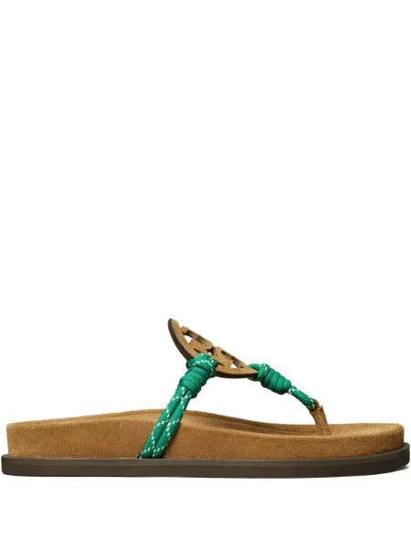 Chiloți tanga Tory Burch maro