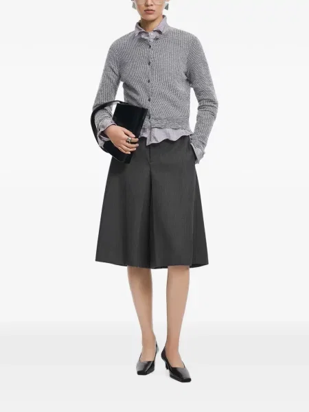 Cardigan Jnby cu imprimeu geometric gri