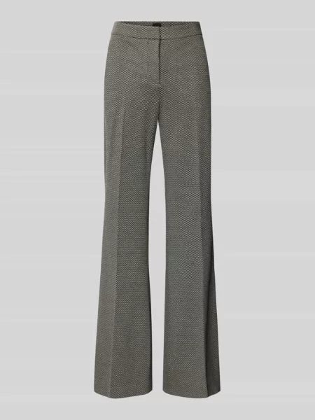Spodnie o kroju slim fit z mieszanki model Boss czarne