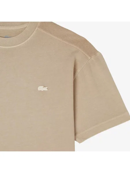 Lacoste T-Shirt O Luźnym Kroju pomarańczowy