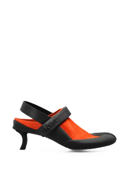 Pantofi cu toc Loewe cu bretele portocaliu