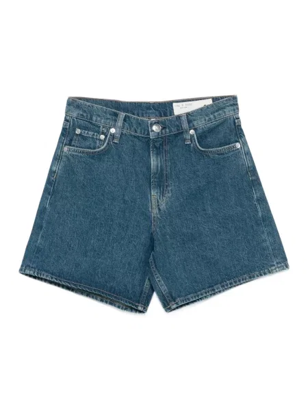 Krótkie szorty Rag & Bone niebieskie