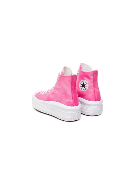 Converse Tenisice Chuck Taylor All Star Move Platform Ružičasta bijela