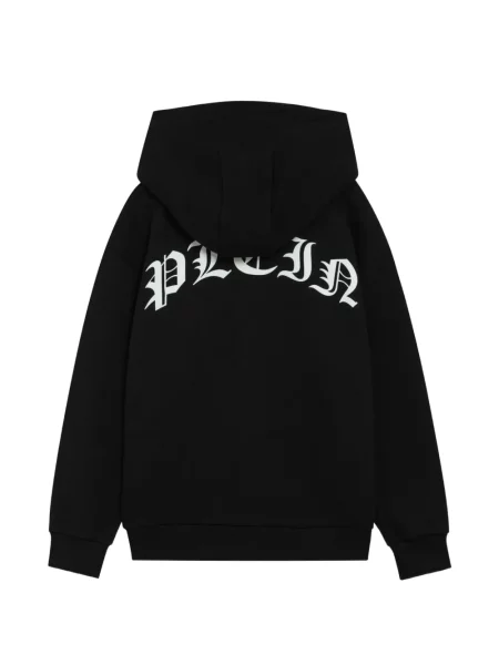 Dětska mikina s kapucí Philipp Plein černá