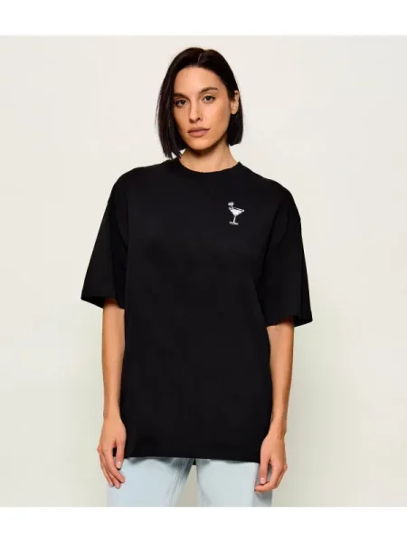 Hugo Blue Tricou | Oversize fit negru