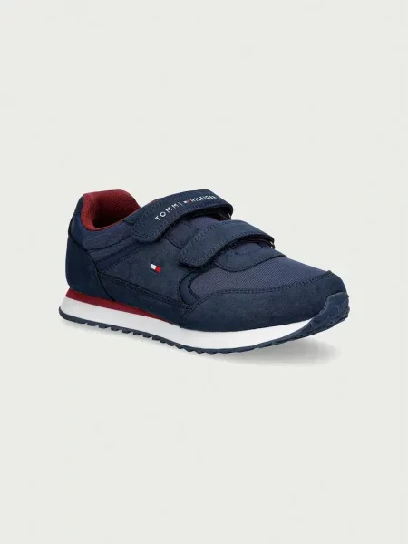 Superge Tommy Hilfiger Low Cut Velcro Sneaker S Mornarsko modra