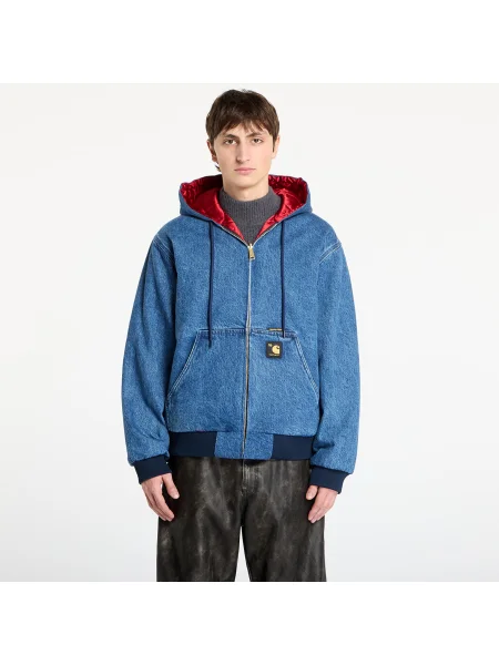 Μπουφάν δυο όψεων Carhartt WIP 50 Years Anniversary OG Active Jacket Denim μπλε κόκκινο
