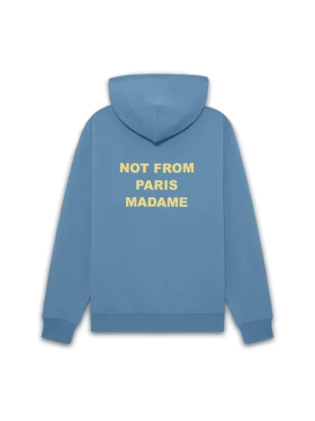 Bluza z kapturem Drole De Monsieur niebieska