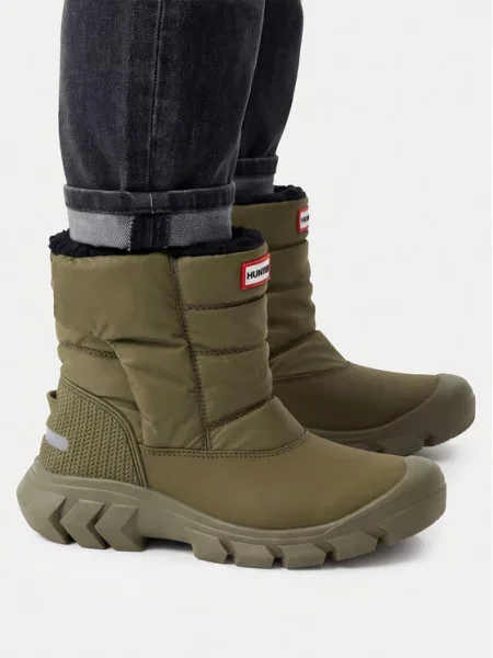 Hunter Cizme de zăpadă Kaki