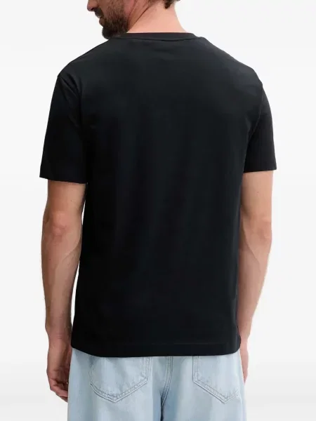 Tricou Gant cu broderie negru
