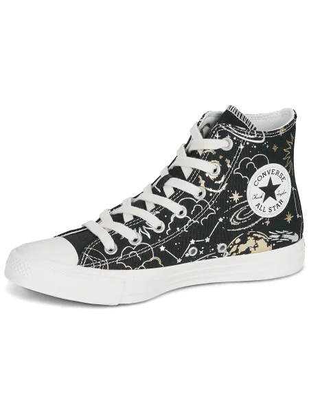 Členkové topánky Converse čierna