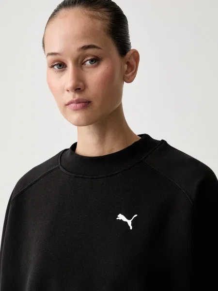 Puma melegítő szett női pamuttal fekete
