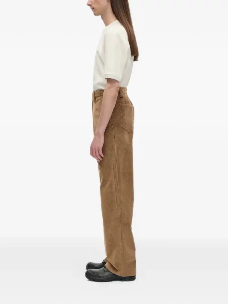 Pantaloni Berner Kühl de catifea cord maro