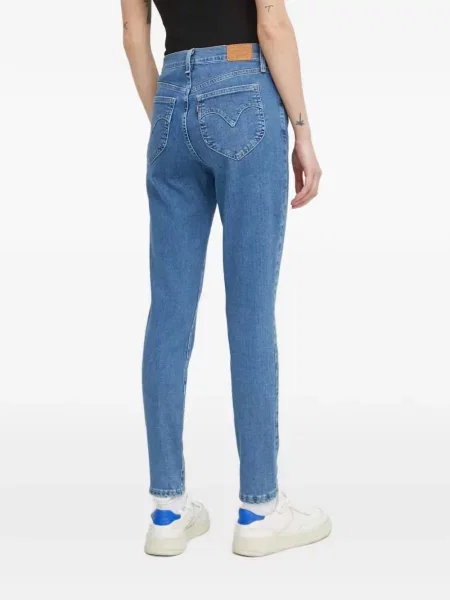 Blugi skinny Levi's® retro skinny fit zdrențuiți albastru