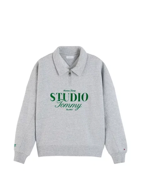 Top Tommy Hilfiger cu imagine gri