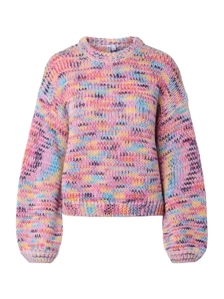 PIECES Pulover PCAJLA aqua / lila / portocaliu / roz albastru