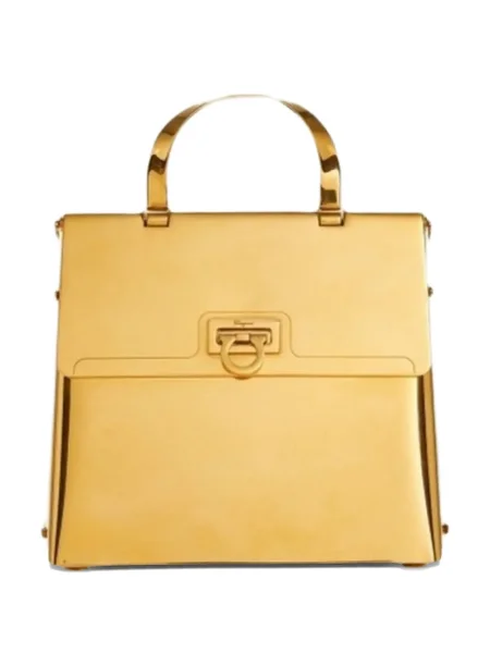 Чанта Ferragamo златисто