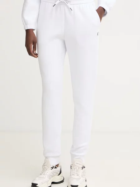 Armani Exchange pantaloni de trening pentru femei cu alb