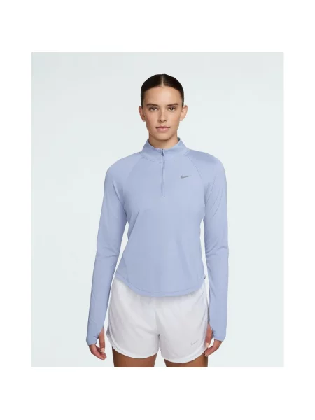 Koszulka z długim rękawem Nike Tempo Dri-FIT Half Zip lawendowy XS niebieski