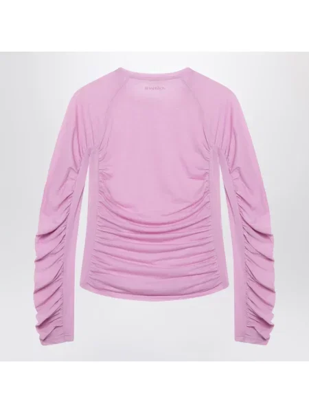 Top Jw Anderson z dżerseju różowy