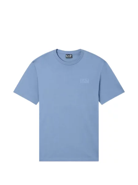 Tricou Ea7 Emporio Armani cu autograf albastru