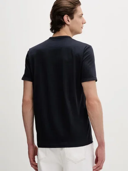Póló FRED PERRY Ringer T-Shirt Navy M kék