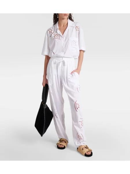 Nohavice Isabel Marant biela