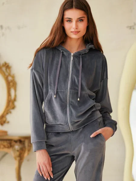 Однотонная толстовка Komilfo черная