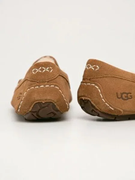 UGG Papuci din piele intoarsa Ansley bej