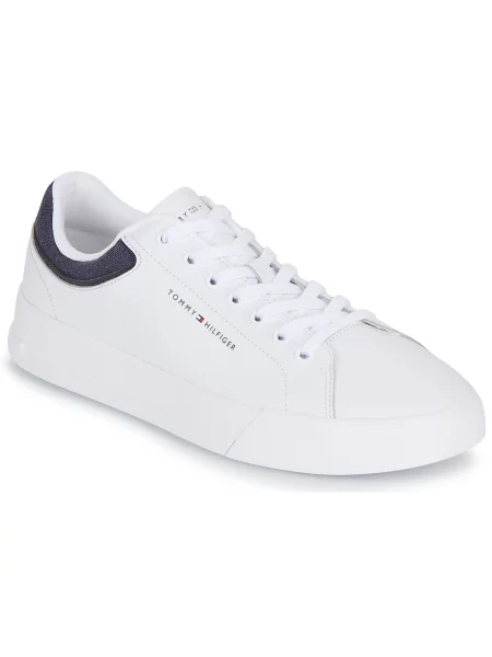 S golierom tenisky Tommy Hilfiger biela