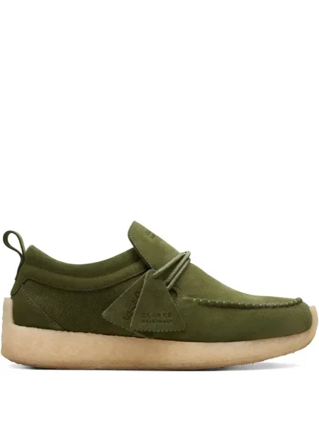 Pantofi loafer Clarks Originals verde