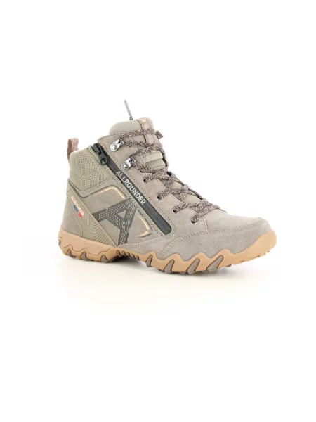 Buty trekkingowe Allrounder skórzane beżowe