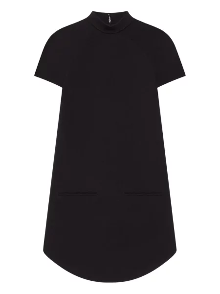 Rochie mini Courreges scurtă de costum negru
