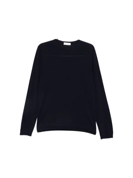 Sweter Roberto Collina niebieski
