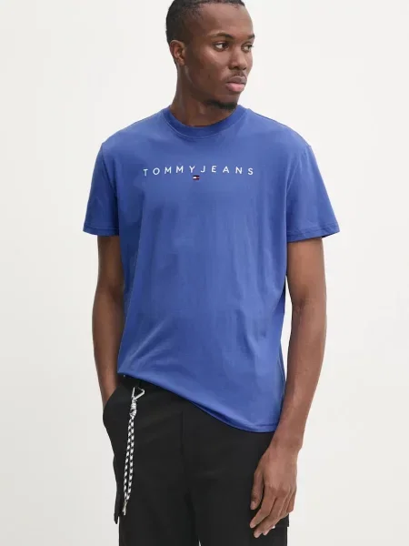 Tommy Jeans tričko fialové