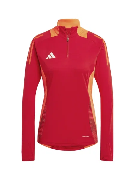 ADIDAS PERFORMANCE Tehnička sportska majica Tiro tamno ljubičasta / svijetlonarančasta / crvena bijela