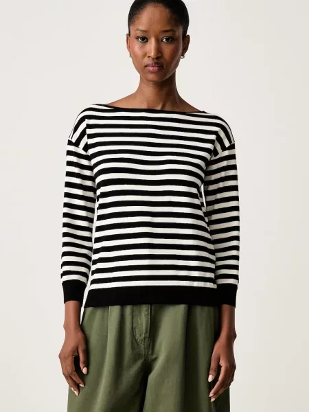 Weekend Max Mara pulover pentru femei cu vâscoză WKDSTECCA negru