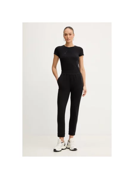 Spodnie dresowe Armani Exchange z logo czarne