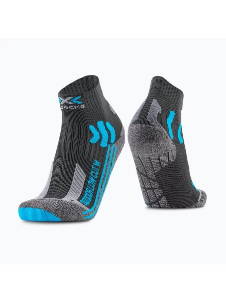 Шкарпетки X-Socks Trek Outdoor Low Cut anthracite/turquoise