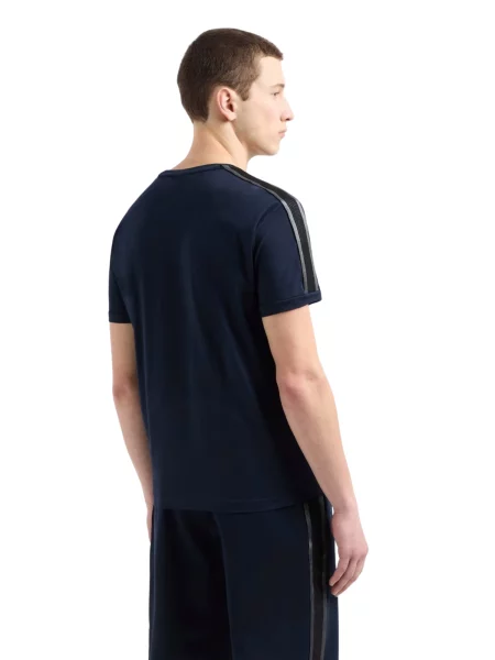 Emporio Armani Tričko Tmavomodrá čierna