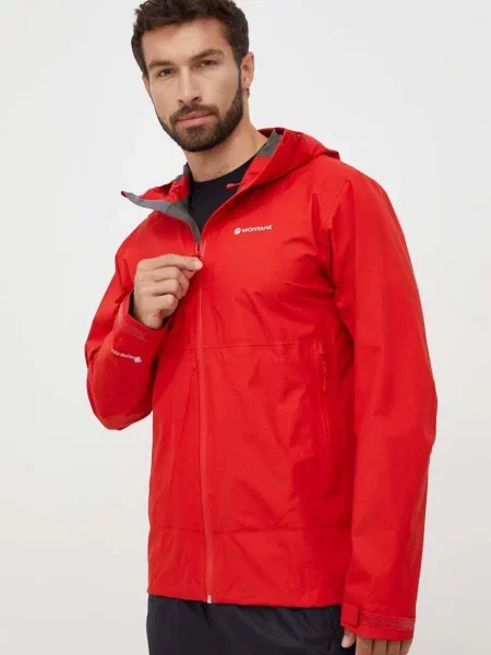 Nepromokavá bunda Montane Spirit Lite gore-tex červená