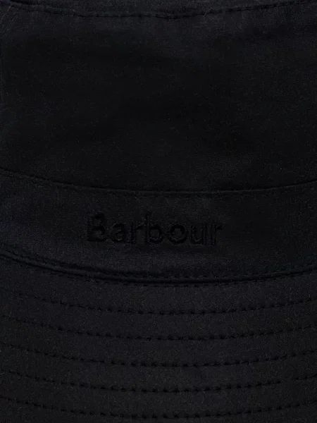 Вощеный шляпа Barbour черная