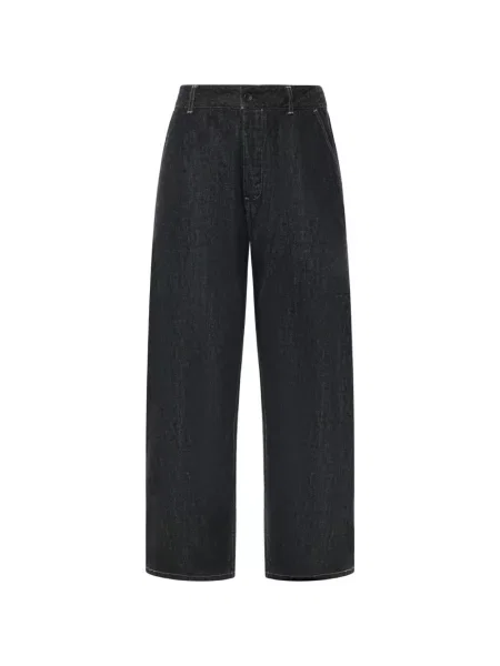 Blugi cu picior larg Studio Nicholson negru