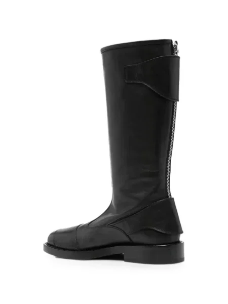Botine Ann Demeulemeester cu cataramă negru